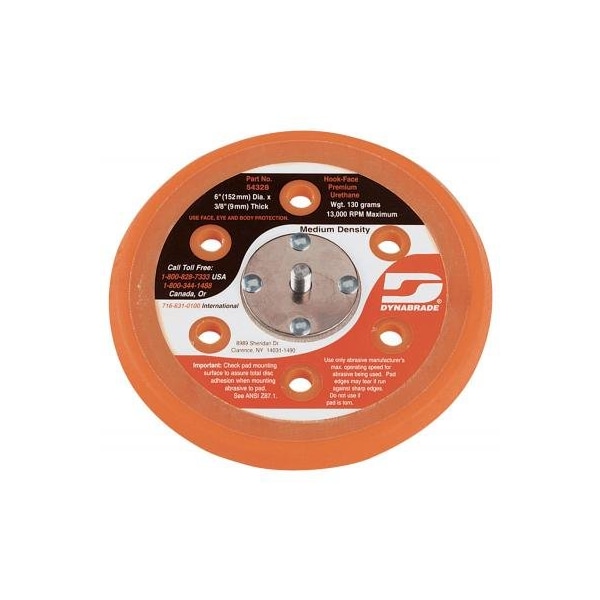 PAD SANDING HOOK FACE 6" URTHN VAC